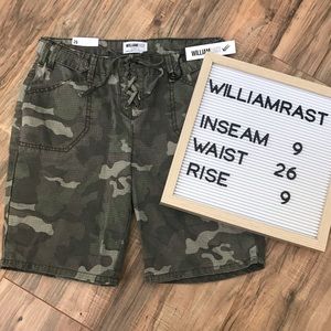Women’s Willian Rast Lace Up Camo Shorts